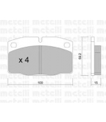 METELLI - 2200440 - Колодки тормозные передние к-кт OPEL KADETT E/OMEGA A/VECTRA A без датчиков