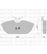 METELLI - 2201422 - Комплект тормозных колодок, диско
