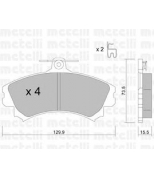 METELLI - 2202160 - Комплект тормозных колодок, диско