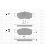 METELLI - 2202743 - К-т дисков. тормоз. колодок