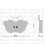 METELLI - 2203510 - К-т дисков. тормоз. колодок