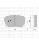 METELLI - 2204270 - К-т дисков. тормоз. колодок