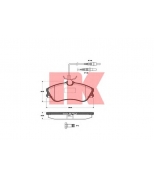 NK - 221937 - Колодки тормозные дисковые 221937