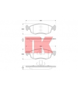 NK - 223958 - Колодки тормозные