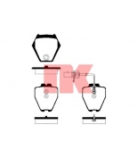 NK - 224780 - Колодки тормозные дисковые 224780