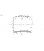 AVA - MN2045 - Радиатор системы охлаждения