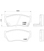 MINTEX - MDB1720 - Колодки торм.пер. Nissan Sanny