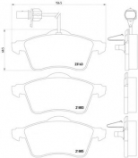 MINTEX - MDB2104 - Колодки торм.пер. VW Transporter IV