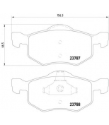 TEXTAR - 2378701 - Колодки торм.пер. Ford Maverick 2,0-16v/2,3-16v/3,