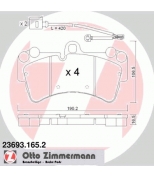 ZIMMERMANN - 236931652 - Комплект тормозных колодок, диско