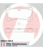 ZIMMERMANN - 246141659 - Тормозные колодки