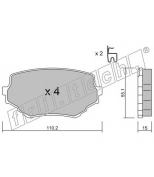 FRITECH - 2580 - Колодки тормозные дисковые передние SUZUKI VITARA, GRAND VIT