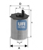UFI 2514100 Фильтр масляный