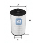 UFI - 2603900 - 26.039.00 Фильтр топливный