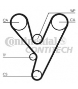 CONTITECH - CT814 - Ремень зубчатый CT814