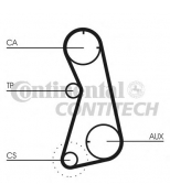 CONTITECH - CT869K2 - CT869K2_рем.к-кт ГРМ! Audi 80/Coupe, Seat Ibiza, VW Corrado 2.0 16V 88-97