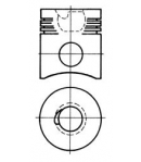KOLBENSCHMIDT - 93552600 - Комплект поршней man