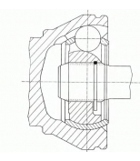 LOBRO - 302188 - ШРУС ALFA ROMEO 164 2.5TD/3.0 87-92 нар.(ABS)