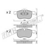 FRITECH - 3180 - Колодки тормозные дисковые передние VOLVO S80 99>