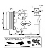 NRF - 32428 - Компрессор OP Astra H 1.7CDTI 04-