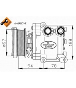 NRF - 32724 - Компрессор кондиционера