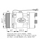 NRF - 32779 - Компрессор кондиционера
