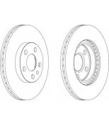FERODO DDF842 комплект дисков тормозных (2 диска в комплекте)