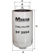 MFILTER - DF3504 - Фильтр топливный Iveco ET/ES/Cursor 440E42