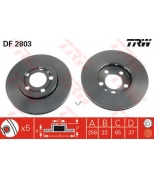 TRW DF2803 Диск тормозной DF2803