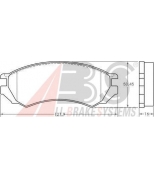 ABS - 36739 - Комплект тормозных колодок, диско