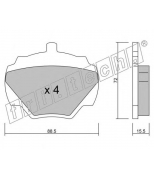 FRITECH - 3620 - Колодки тормозные дисковые задние LAND ROVER 94-99