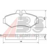 ABS - 37124 - Комплект тормозных колодок, диско