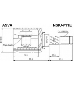 ASVA - NSIUP11E - ШРУС ВНУТРЕННИЙ 23x40x25 (NISSAN : PRIMERA P11E 20