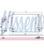 NISSENS - 940238 - Радиатор кондиционера VW Beetle/Jetta 10-