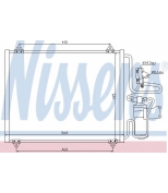 NISSENS - 94440 - Конденсер RENAULT SAFRANE 2.0-3.0 97-02