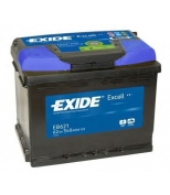 EXIDE - EB621 - АКБ Excell 62Ah 540A 242x175x190 (+-)