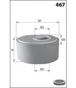 MECAFILTER - EL3788 - Фильтр воздушный