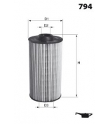 MECAFILTER - ELH4415 - Фильтр масляный двс