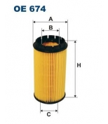 FILTRON - OE674 - Фильтр масляный OE 674