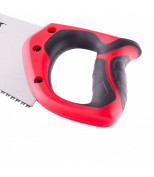 MATRIX 23541 Ножовка по дереву, 450 мм, 7-8 TPI, зуб-3D, каленый зуб, двухкомпонентная рукоятка. MATRIX