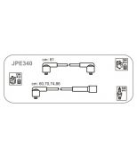 JANMOR - JPE340 - Комплект проводов зажигания MAZDA: 929 II 81-87, 929 II купе 81-87, B-SERIE 85-99
