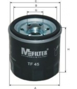 MFILTER - TF45 - Фильтр масляный TF45