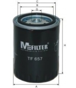 MFILTER TF657 TF 657 - Фильтр масла