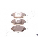 ASHIKA - 5002206 - Комплект тормозных колодок, диско