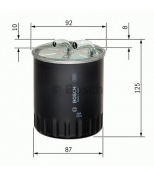 BOSCH - F026402065 - Фильтр топливный MB W204/212/X164/204/W164/906 CDI 08-