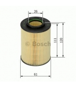 BOSCH - F026407062 - фильтр масляный Hyundai/Kia 05- 1.1-1.6CRDi
