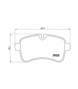 BREMBO - PA6027 - PA6027_колодки дисковые з. ! Iveco Daily 29/35/40/45/50/60/65 06>