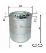 BOSCH - F026402056 - Фильтр топливный MERCEDES-BENZ C CLASS 07-  C-CLAS