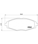 BREMBO - P15006 - Колодки торм.пер. DAEWOO Lanos 1.4-1.5 5/97->/ Matiz 0.8-1.0 9/98->