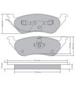 FREMAX - FBP1731 - КОЛОДКИ ТОРМ.ЗАД.